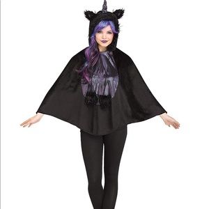 Dark Unicorn Poncho - Halloween Costume